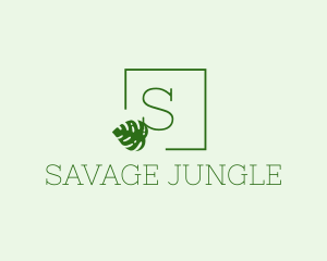 Tropical Natural Plant  logo design