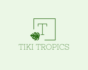 Tropical Natural Plant  logo design