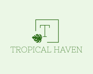 Tropical Natural Plant  logo design