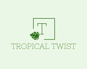 Tropical Natural Plant  logo design