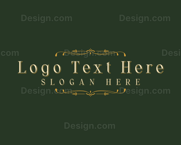 Fancy Ornamental Luxury Logo