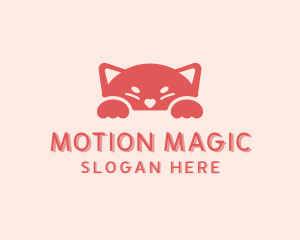 Kitten Cat Animal logo design