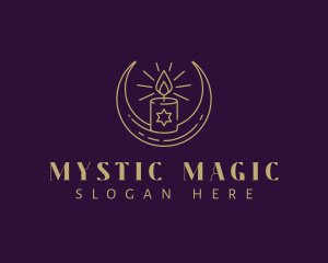 Candle Moon Magic logo design