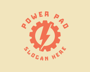 Voltage Gear Power logo design