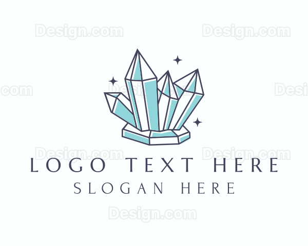 Elegant Gemstone Crystals Logo