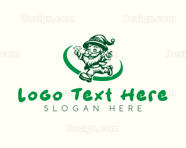 Cash Leprechaun Elf Logo