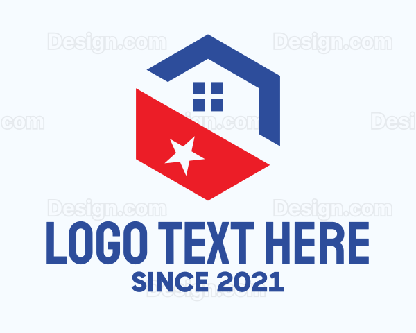 Hexagon Patriot Home Logo