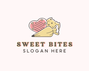 Heart Baking Cookies logo