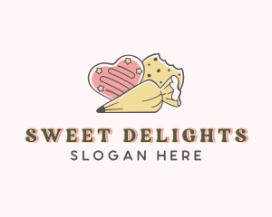 Heart Baking Cookies logo