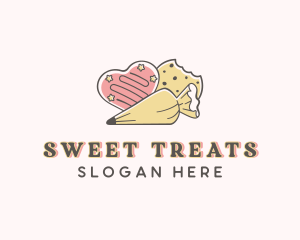 Heart Baking Cookies logo