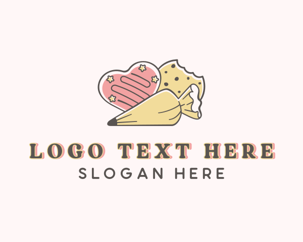 Chocolate Chip Cookie logo example 1