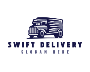 Delivery Truck Logistics logo design