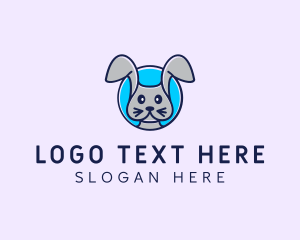 Veterinary Rabbit Animal logo