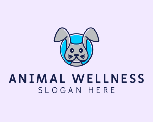 Veterinary Rabbit Animal logo design