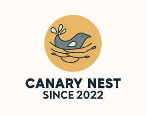 Bird Nest Veterinary  logo design