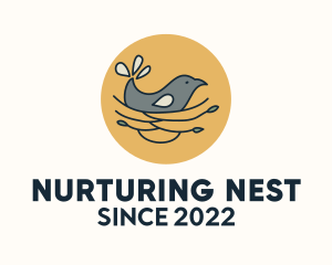 Bird Nest Veterinary  logo design