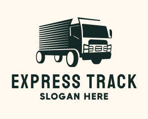 Fast Truck Courier logo design