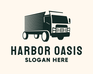 Fast Truck Courier logo design