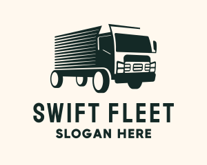 Fast Truck Courier logo design