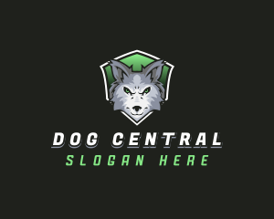 Wolf Animal Gamer logo design