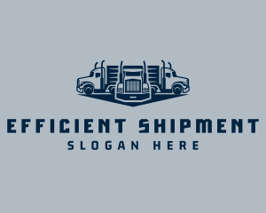 Delivery Truck Fleet logo design