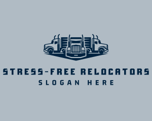 Delivery Truck Fleet logo design