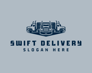 Delivery Truck Fleet logo design