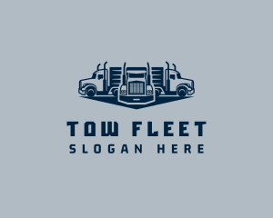 Delivery Truck Fleet logo design