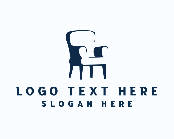 Furniture Chair Interior Design logo