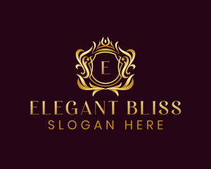 Elegant Shield Crest logo