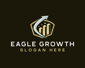 Arrow Growth Chart logo design