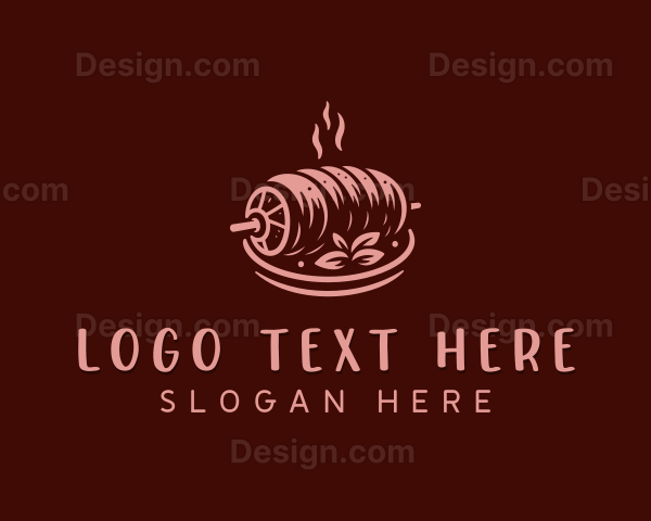 Roast Pork BBQ Logo