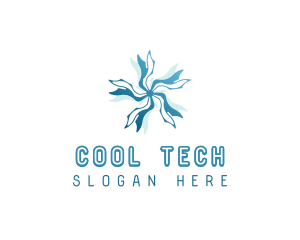 Cooling Fan Propeller logo design