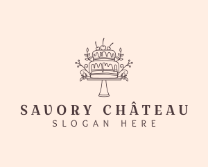 Elegant Cake Baking logo design