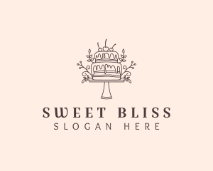 Elegant Cake Baking logo design