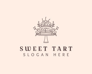 Elegant Cake Baking logo design