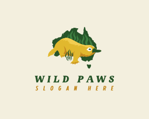 Australian Platypus Zoo logo design