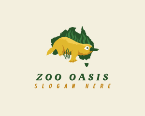 Australian Platypus Zoo logo design