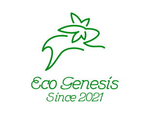 Eco Friendly Rabbit  logo design