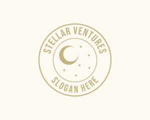 Elegant Moon Stars logo design