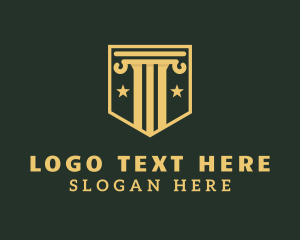 Shield Column Paralegal Logo