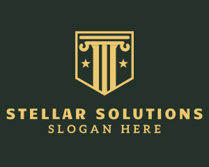 Shield Column Paralegal Logo