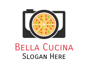 Camera Lens Pizza logo