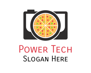 Camera Lens Pizza logo