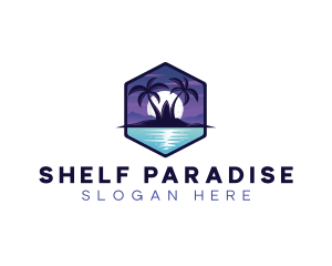 Night Surfing Travel  logo design