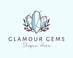 Luxe Precious Stone Gem logo design