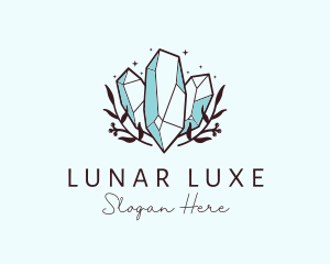 Luxe Precious Stone Gem logo design