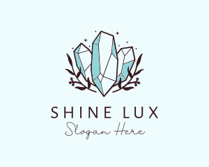 Luxe Precious Stone Gem logo design