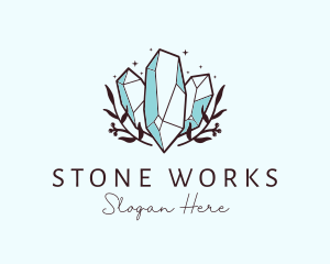 Luxe Precious Stone Gem logo design