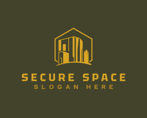 Florida Space Center Building logo design